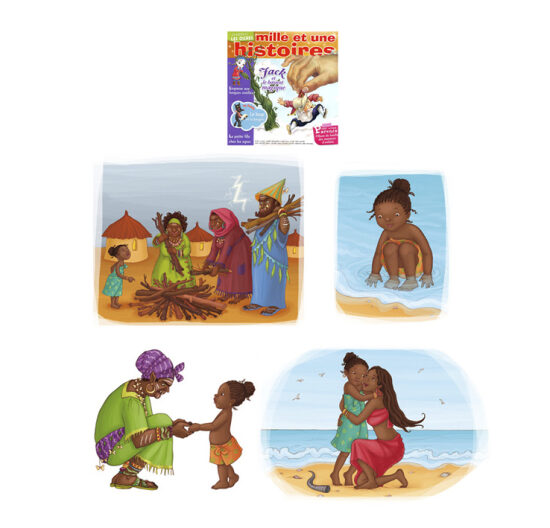 La petite fille chez les ogres - Fleurus Presse